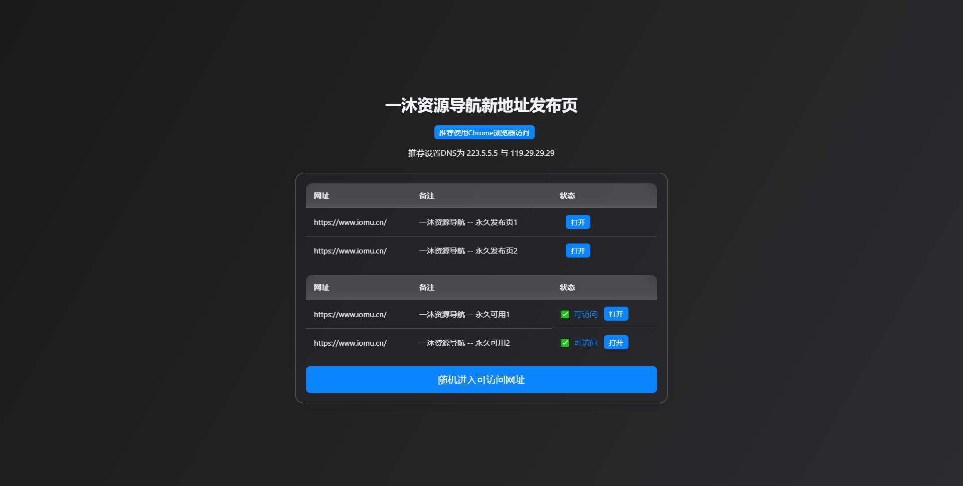 个人引导页中转安全跳转源码+自动检测域名可否访问 ！